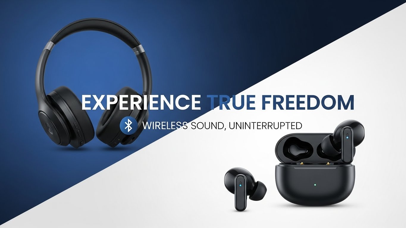 Wireless Earbuds and Headphones