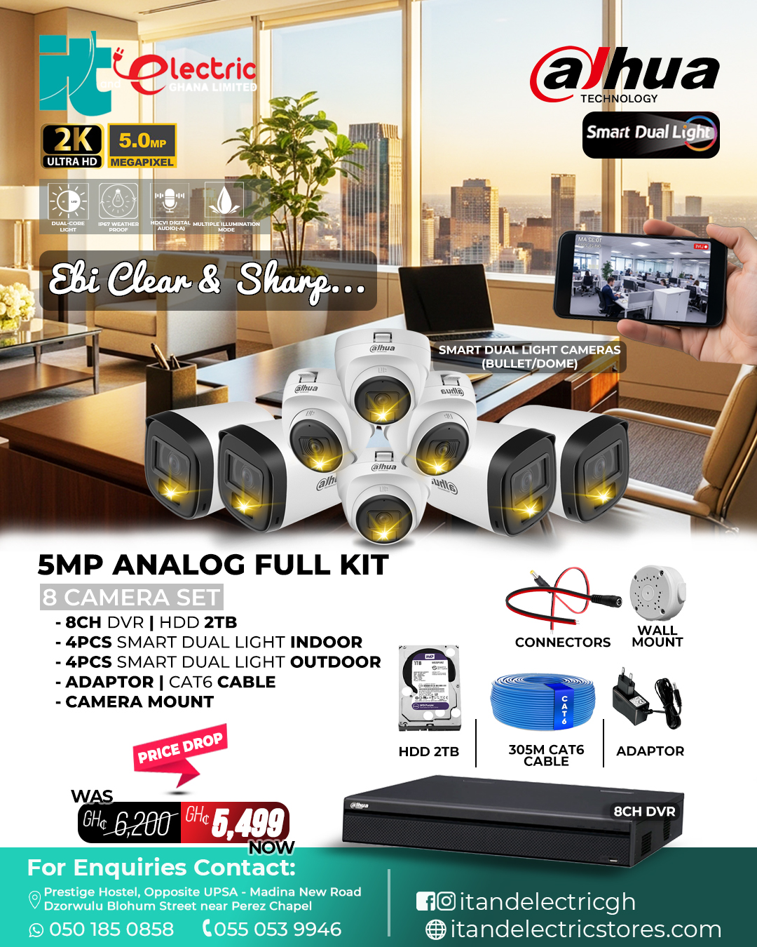 Dahua 5MP Analog Full Kit