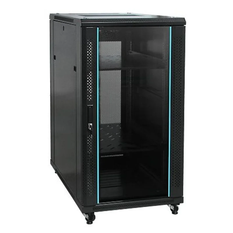 18U Cabinet [600*600] with 600 depth tray / 2 Fan 