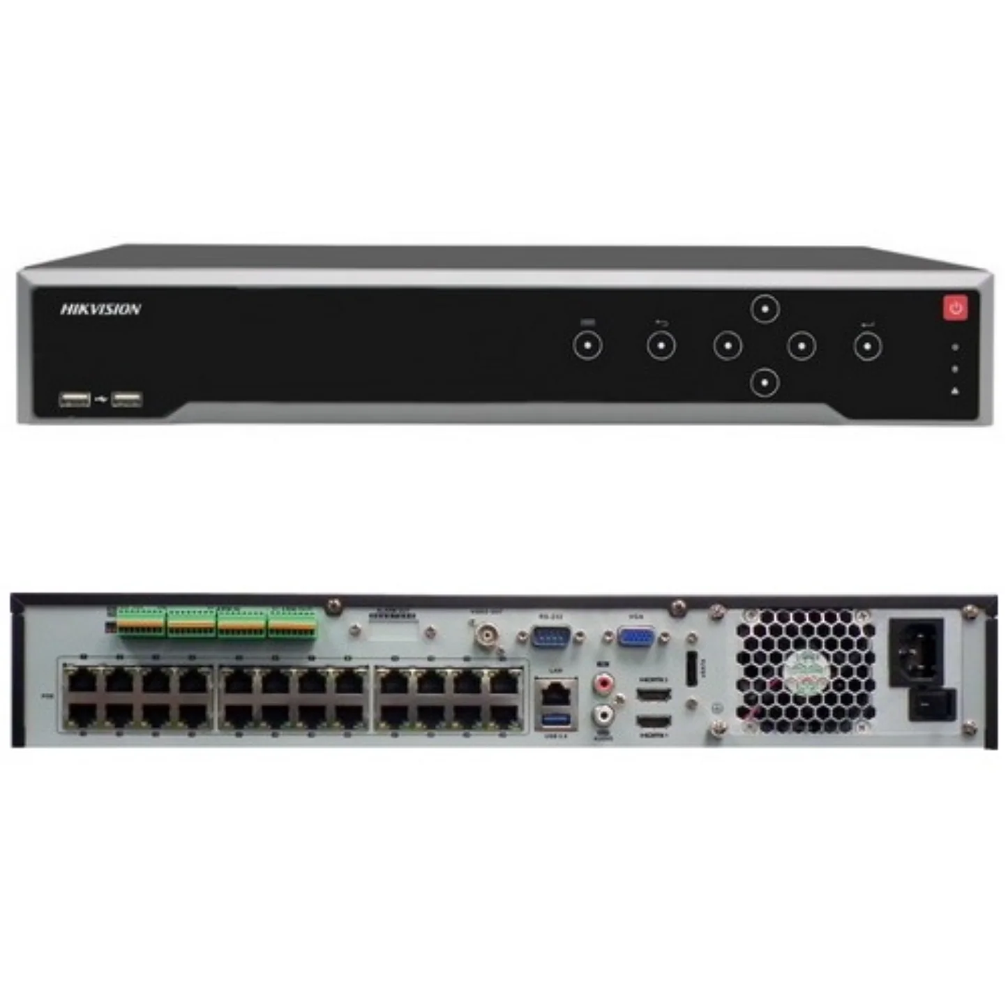 Hikvision 32 Channel Nvr, Non-poe, 2 Sata Upto 20tb ,4k    
