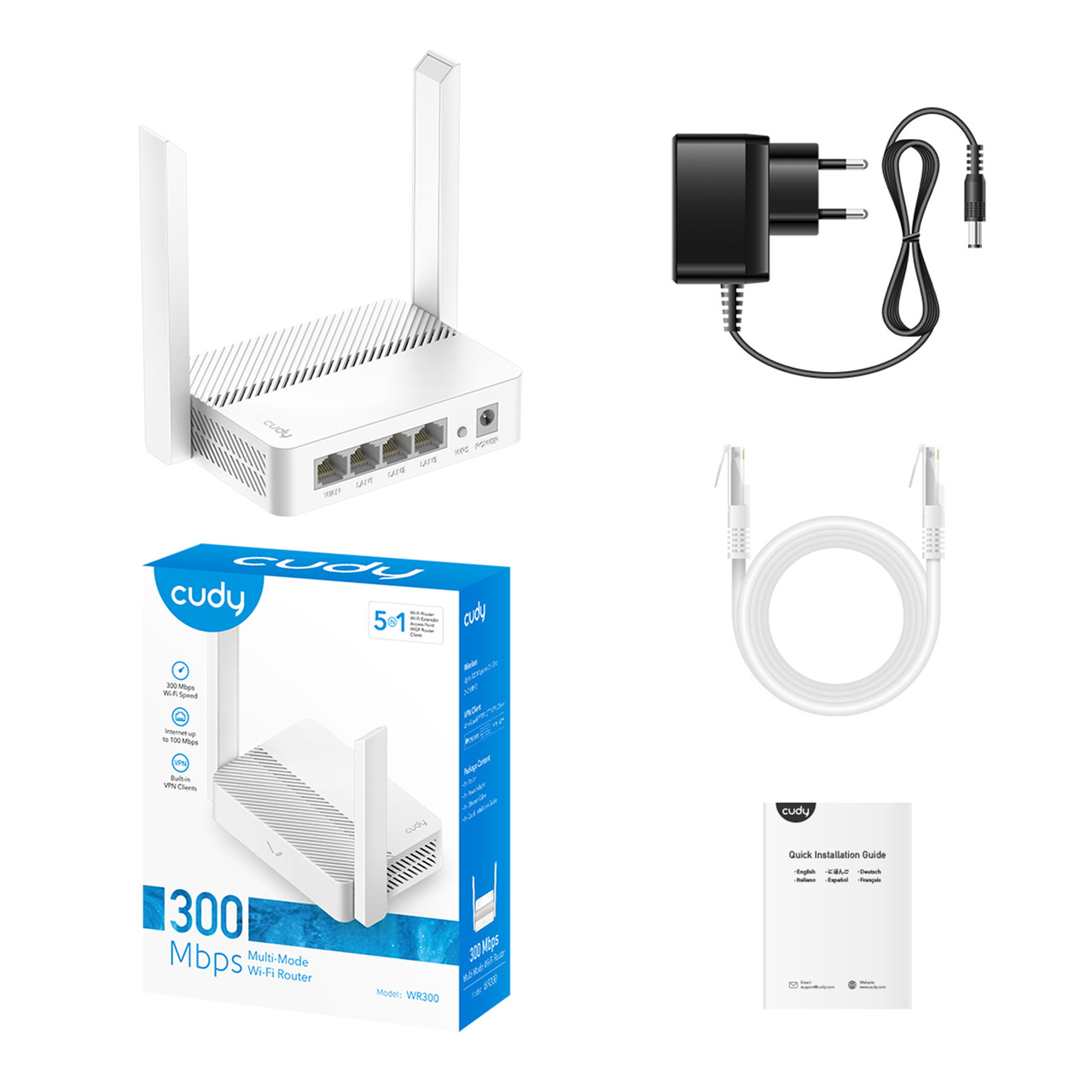Cudy WR300 Multi-Mode WiFi Router