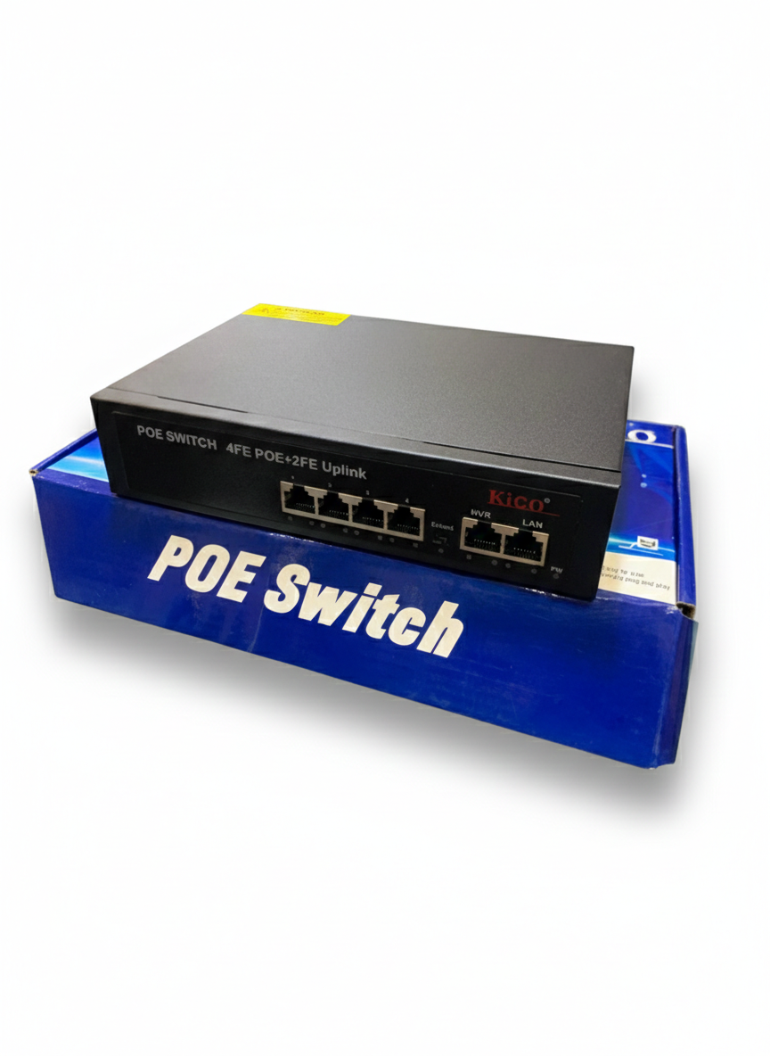 Kico 4 Port PoE Switch with SFP (KICO0402G) Full Gigabit