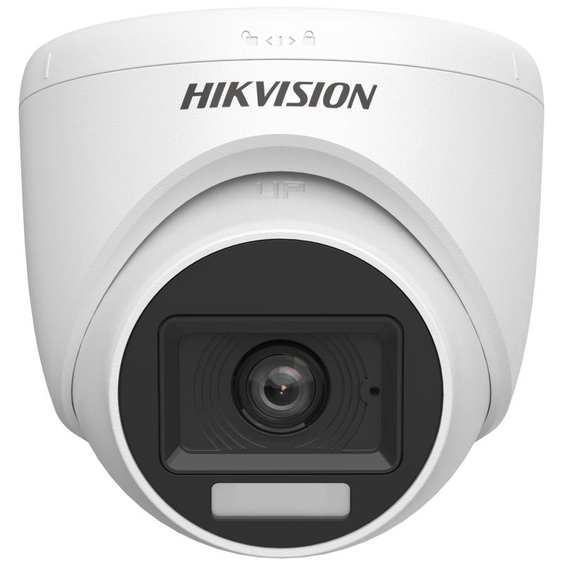 Hikvision 2MP Analog Dome Smart Hybrid Light Camera (DS- 2CE76D0T-LPFS), 2.8MM