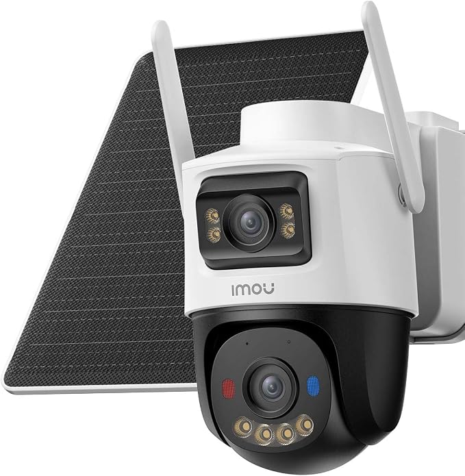 IMOU AOV Dual Outdoor Battery Security Camera with 8W Solar Panel - Buy in Ghana