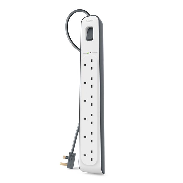 Belkin 6-outlet Surge Protection Strip (BSV603af2M) - IT Electric Ghana