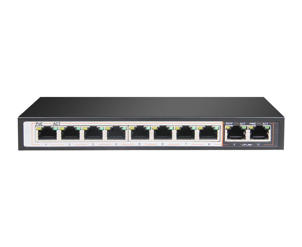 D-Link DGS-F1010P-E (10-Port Gigabit Long-Reach PoE+ Switch)