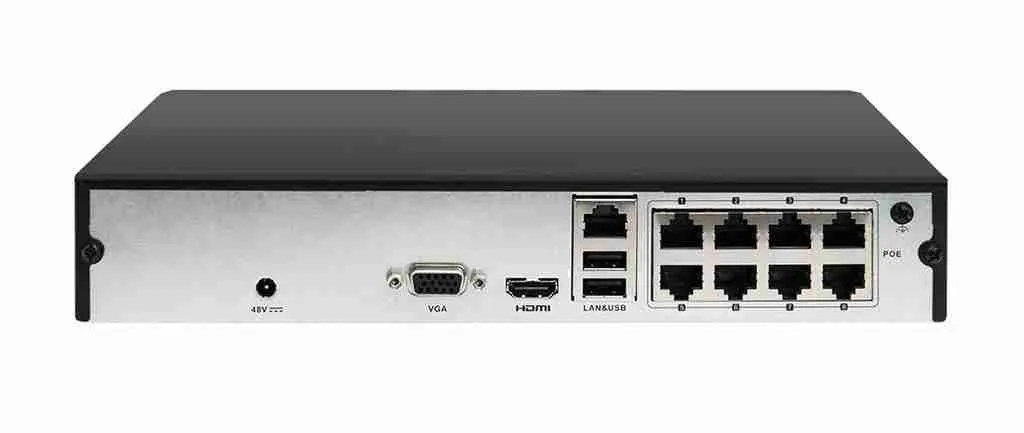 Hikvision 8-Channel NVR (DS-7108NI-Q1/8P/M(D)):