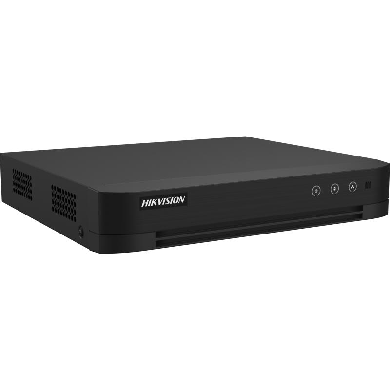 HIKVISION 8 CHANNEL DVR, 3K/5MP, ACUSENSE, 1 SATA  UPTO 10TB (iDS-7208HGQI-M1/T) (2 Way Audio)