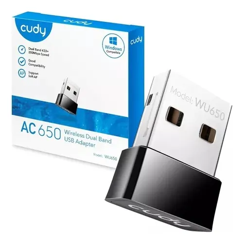 Cudy Ac650  Mini  Usb Adapter   Wu650