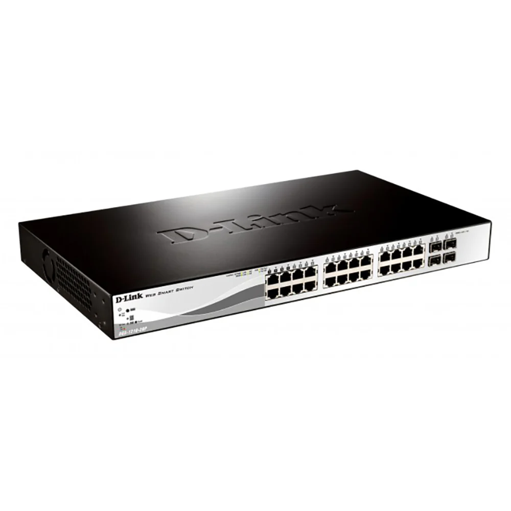 D-Link DGS-1210-28P 28-Port Gigabit Smart Managed PoE Switc