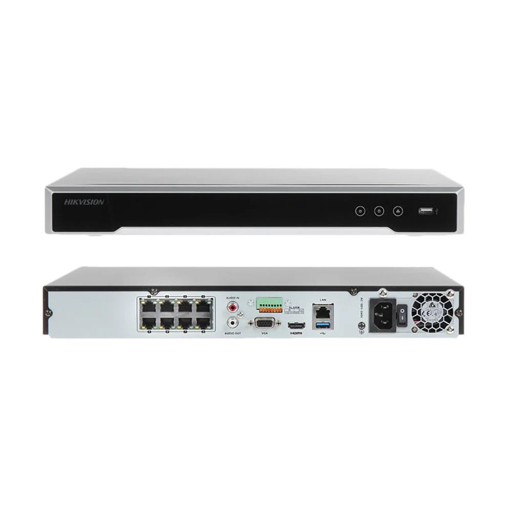 Hikvision 8-Channel NVR (4K, PoE, 2 SATA)