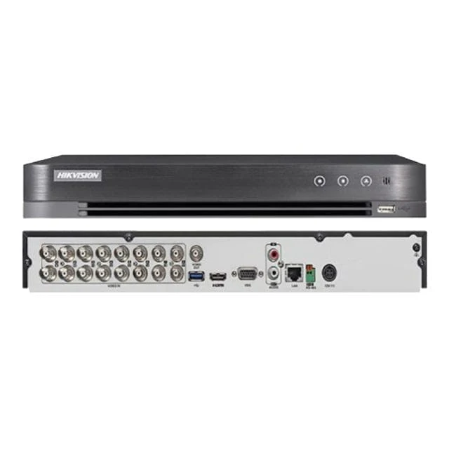 Hikvision 16 Channel Dvr, 4mp/5mp, Acusense, 1 Sata  Upto 10tb    (Ids-7216hqhi-m1/t) (2 Way Audio)