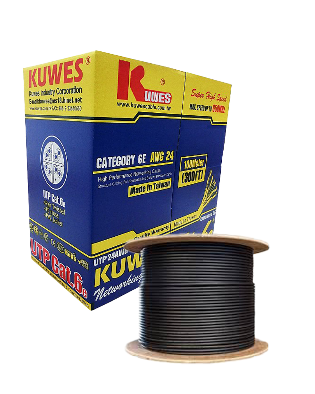 Kuwees Outdoor Cat6 Cable 
