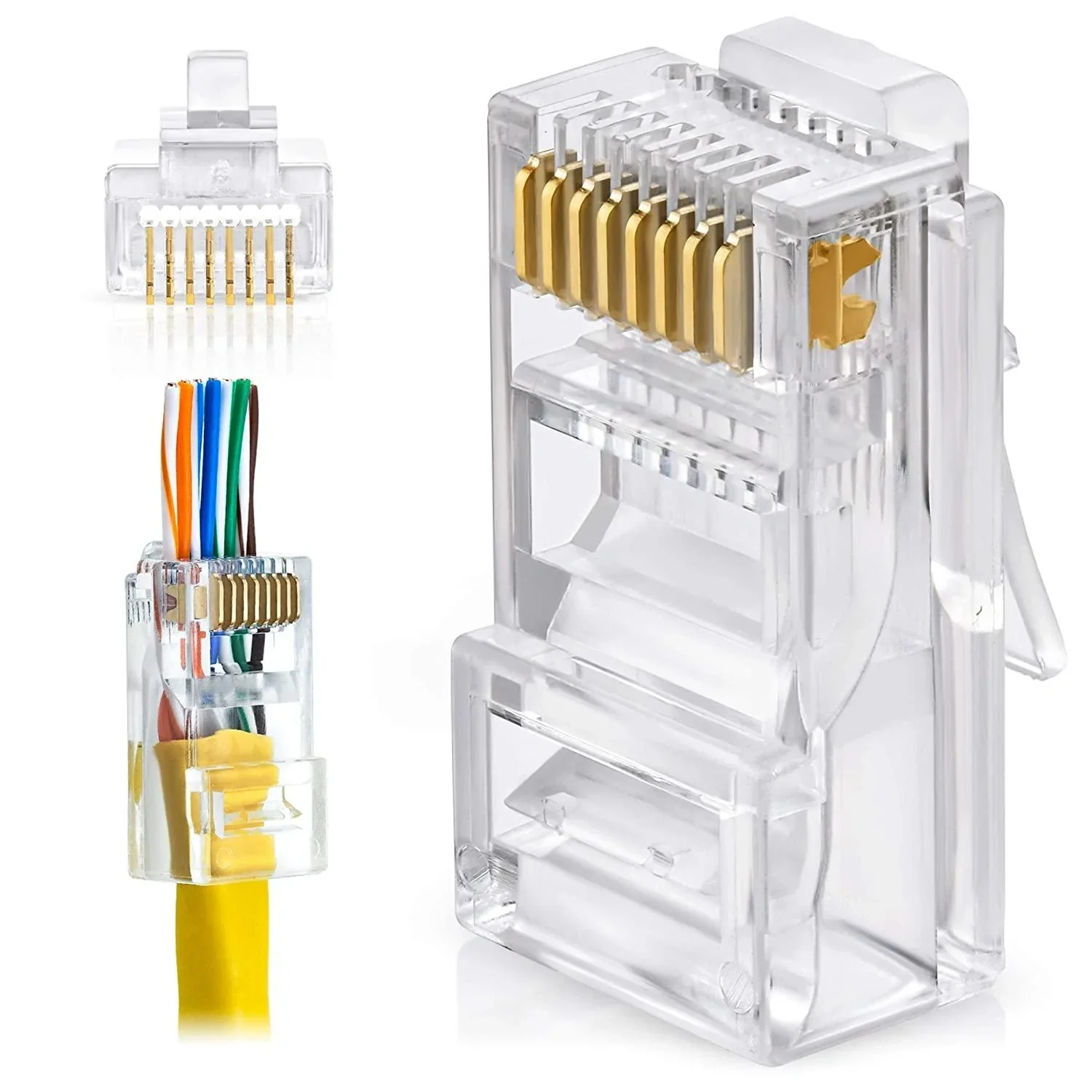 RJ45 Pass-Through Connector