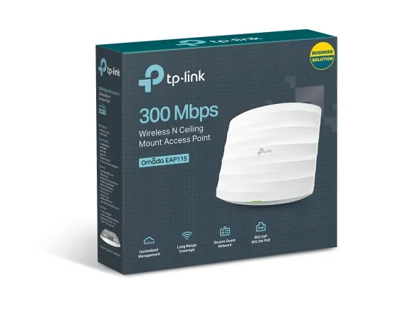 TP‑Link EAP115 Ceiling Mount Access Point N300 