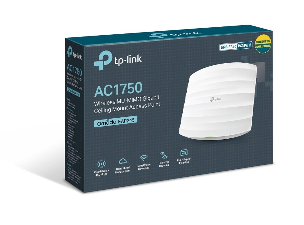 TP‑Link EAP245 (AC1750) Celing Access Point