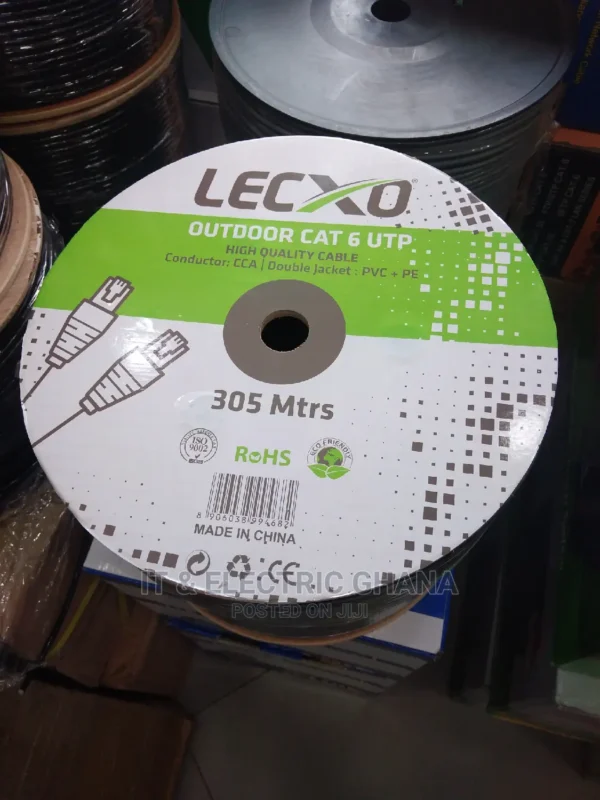 Lecxo CAT6E UTP Outdoor 305M - Image 2