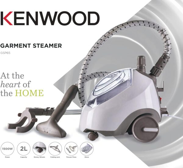 Kenwood Garment Steamer 2L 1500W WHGY - GSP65.000WH - Image 6