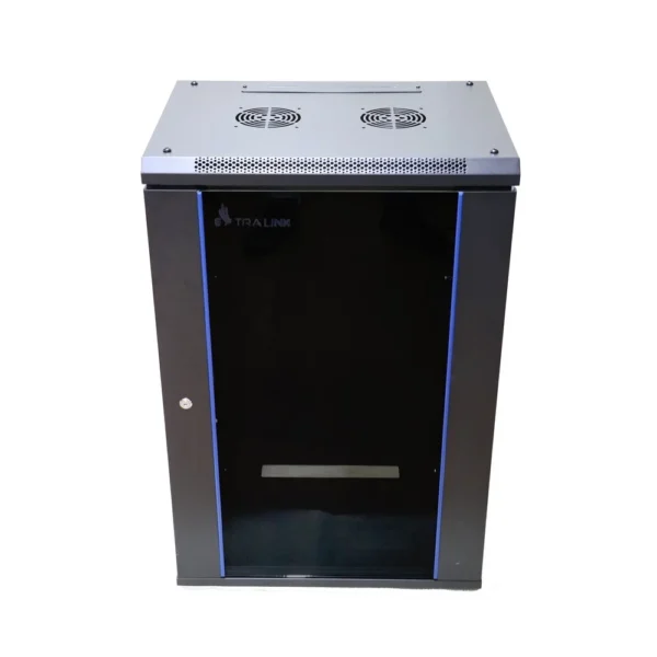 18U Cabinet [600*450] with 450 depth tray / 2 Fan and Taigexin 3 Port Extension Board - Image 6