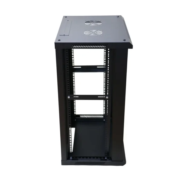 18U Cabinet [600*450] with 450 depth tray / 2 Fan and Taigexin 3 Port Extension Board - Image 3