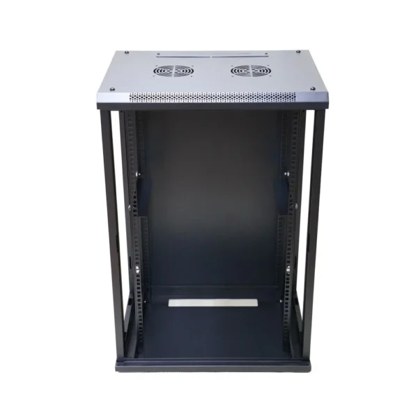 18U Cabinet [600*450] with 450 depth tray / 2 Fan and Taigexin 3 Port Extension Board - Image 5