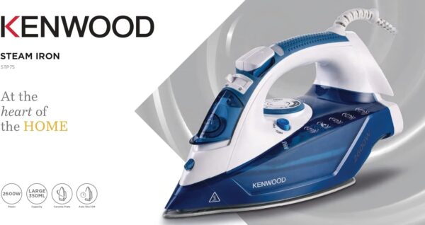 Kenwood Steam Iron Ceramic - STP75.00WB - Image 6