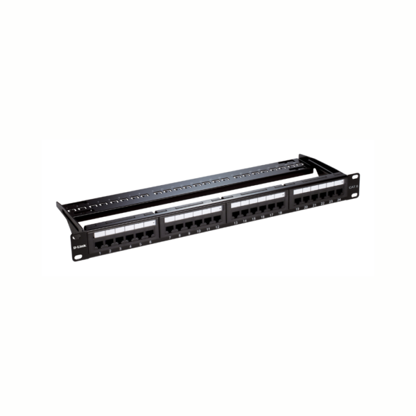 D-link Shielded 24 port full loaded patch panel