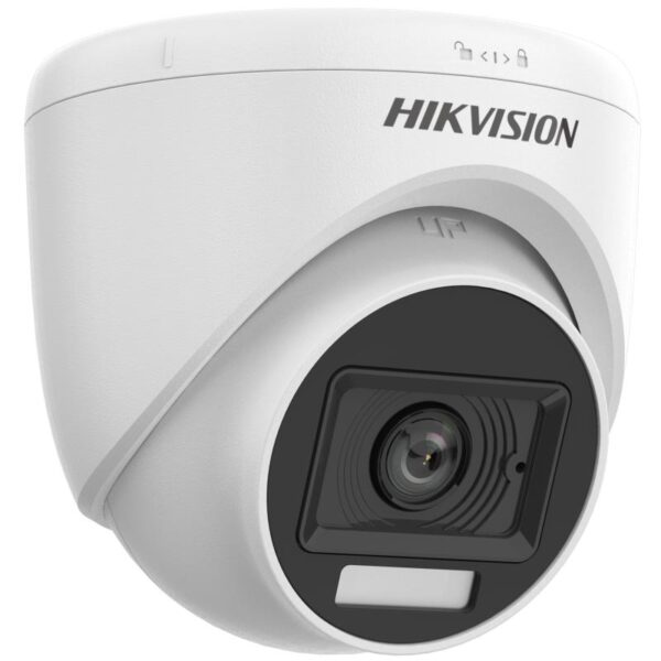 Hikvision 2MP Analog Dome Camera with Dual Light and Mic, 2.8mm (Model: DS-2CE76D0T-LPFS) - Image 3