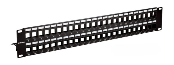 D-link Unshielded 48 port full loaded patch panel - Image 2