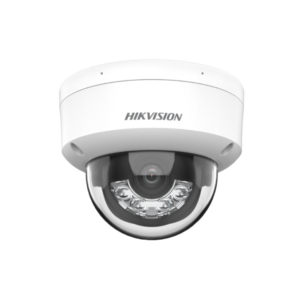 Hikvision 2MP Smart Hybrid Light IP Dome Camera with Mic, 2.8mm (Model: DS-2CD1123G2-LIU)