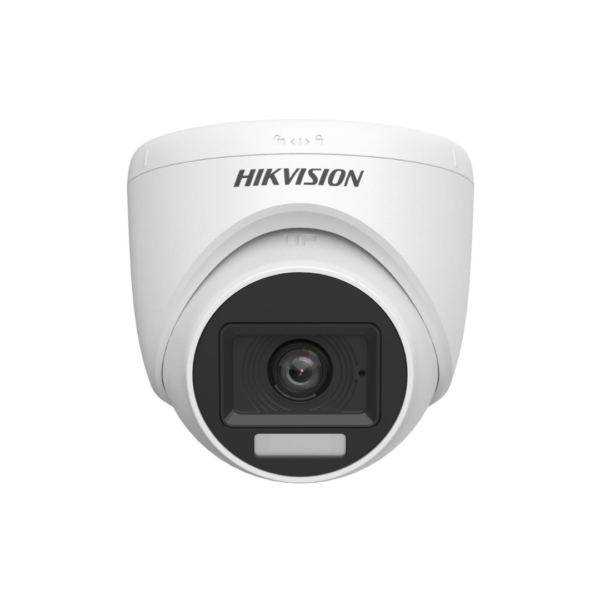 Hikvision 2MP Analog Dome Camera with Dual Light and Mic, 2.8mm (Model: DS-2CE76D0T-LPFS)