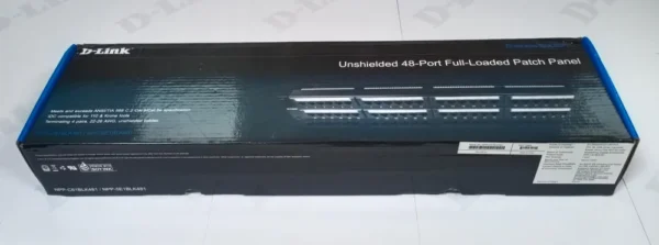 D-link Unshielded 48 port full loaded patch panel - Image 3