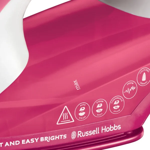 Russell Hobbs Light & Easy Brights Berry Iron (model 26480GCC) - Image 5