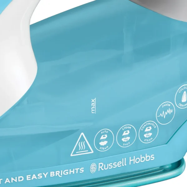 Russell Hobbs Light & Easy Bright Aqua Iron (model 26482GCC) - Image 5