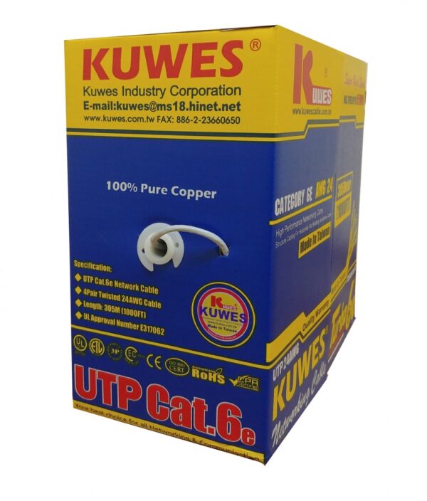 Kuwes Cat6 UTP 305M - Full copper - Image 2