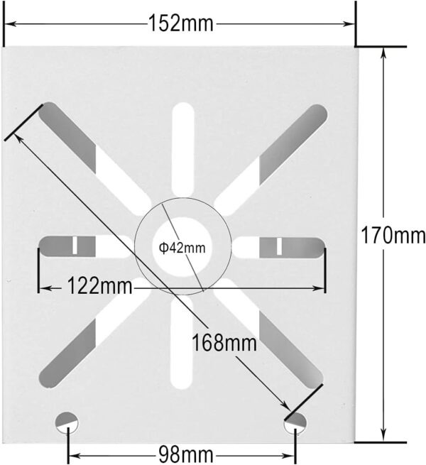 Camera Bracket Pole Mount Vertical Medium - Image 4