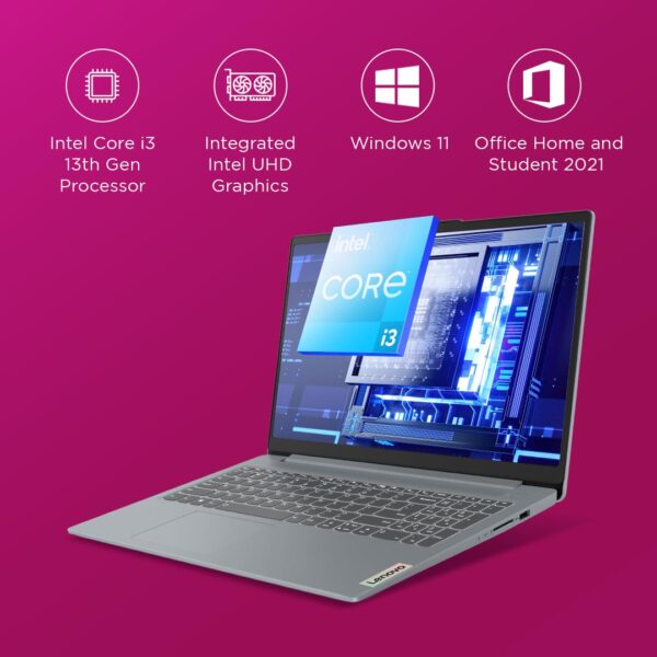 Lenovo ideapad slim 3 i3 13th gen 8GB 256GB SSD 15 display - Image 4