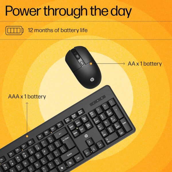 Hp 200 Wireless keyboard and mouse - Image 2