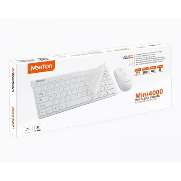 Meetion Mini 4000 Wireless Keyboard and Mouse Combo - Image 4