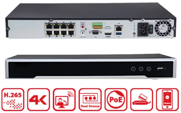 HIKVISION DS-7608NI-Q2/8P/(D) 8-Channel NVR - Image 2