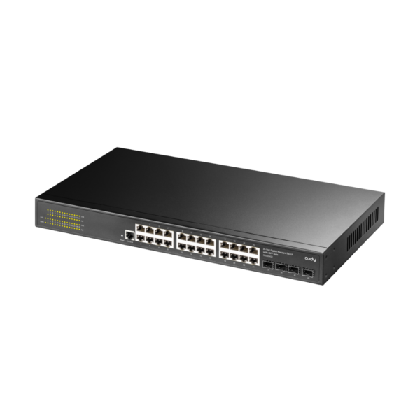 Cudy 24 Ports Layer 2 Managed Gigabit Switch with 4 Gigabit SFP Port GS2024S2