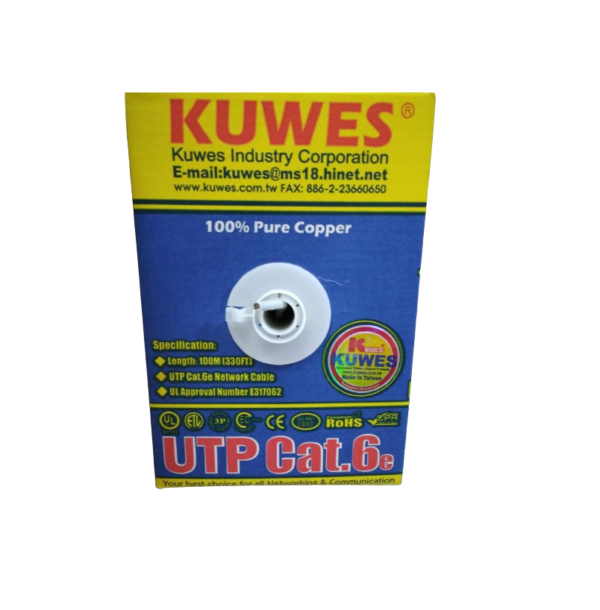 Kuwes Cat6 UTP 305M - Full copper - Image 3