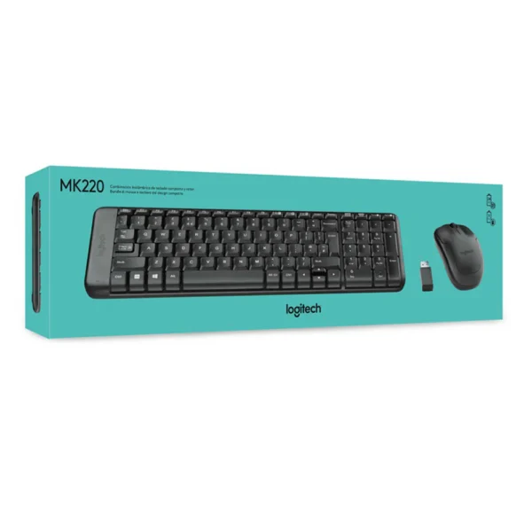 Logitech MK220 Wireless Keyboard and Mouse Combo - Image 2