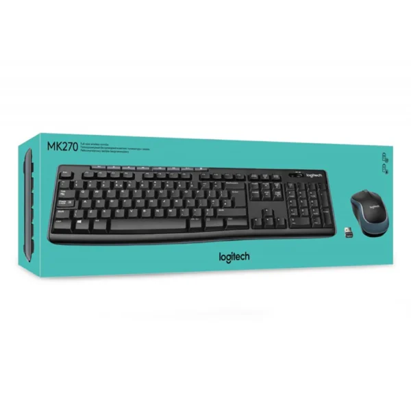 Logitech Wireless Keyboard and Mouse Combo MK270 - Image 2