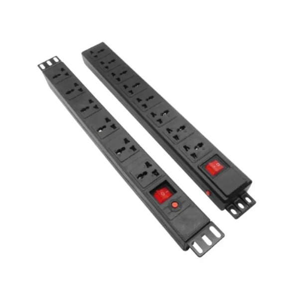 6 way Plastic PDU - 1U