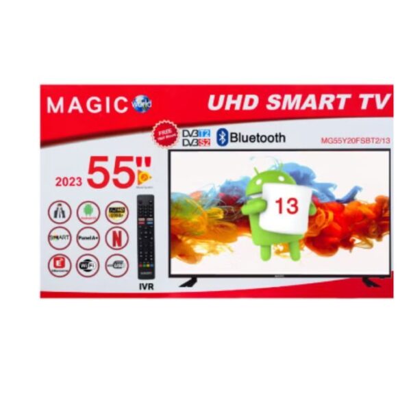 55" Classic Smart Full HD Android 11.0 TV with T2S2 - MG55Y20FSBT2 - Image 2