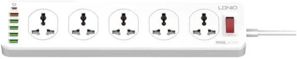 LDNIO 10 WAY  AND 6 USB EXTENSION BOARD SC10610 - Image 3