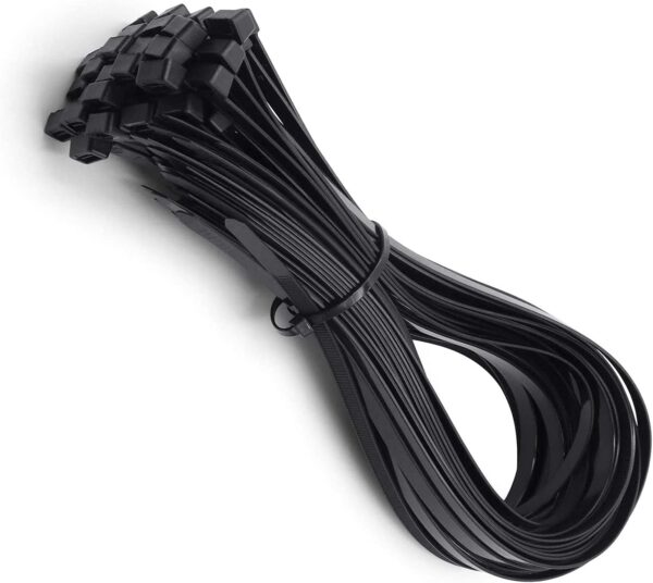 Cable Zip 28mm Black pieces