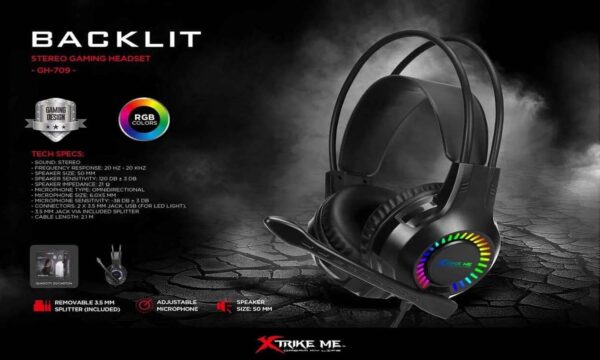 Xtrike Me Gaming Headset GH709 - Image 2