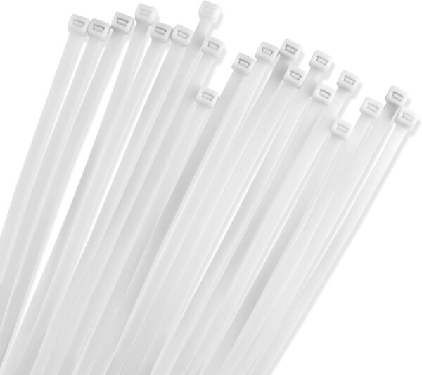 Cable Zip 28mm White pieces